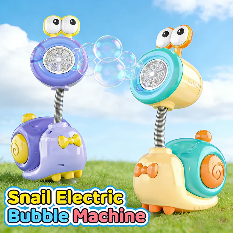 Snail Electric Bubble Gun Fully Automatic Machine with Light 20Holes Soap Blowers Blowing Toys Party Outdoor Games Children Gift
Snail Electric Bubble Gun Fully Automatic Machine with Light 20Holes Soap Blowers Blowing Toys Party Outdoor Games Children Gift
