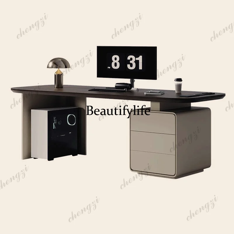 Minimalist Living Room Office Desks Boss Simple Computer Desk Office Desks Italian Artificial Board Furniture K182
Minimalist Living Room Office Desks Boss Simple Computer Desk Office Desks Italian Artificial Board Furniture K182