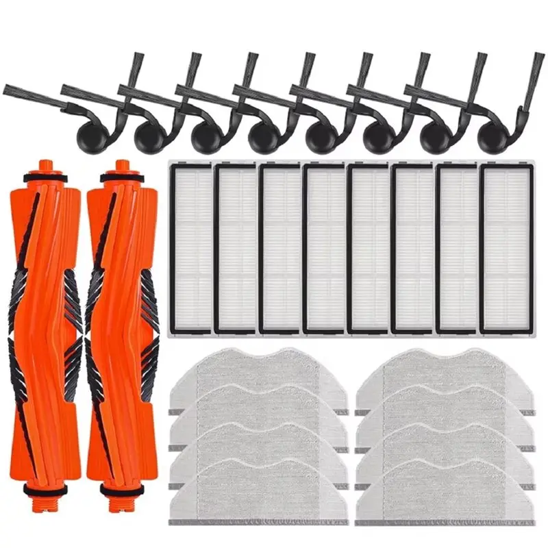ABWM-For Robot Vacuum Replacement Kit- Main Brush, Side Brush, Accessories For S40 OV81 BHR084AEU Models
ABWM-For Robot Vacuum Replacement Kit- Main Brush, Side Brush, Accessories For S40 OV81 BHR084AEU Models