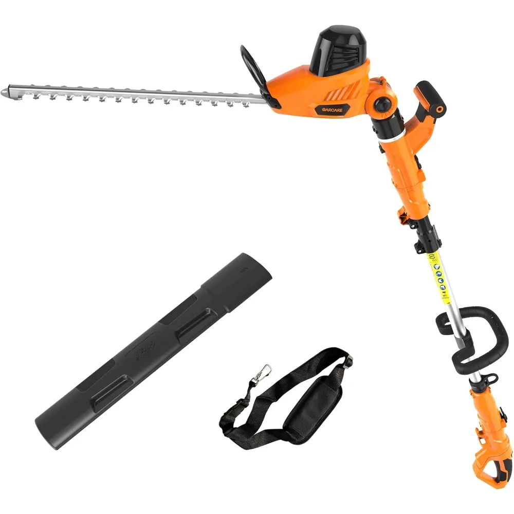2 in 1 Electric Hedge Trimmer, Corded 4.8A Pole Hedge Trimmer with 18 Inch Laser Cut Blade
2 in 1 Electric Hedge Trimmer, Corded 4.8A Pole Hedge Trimmer with 18 Inch Laser Cut Blade