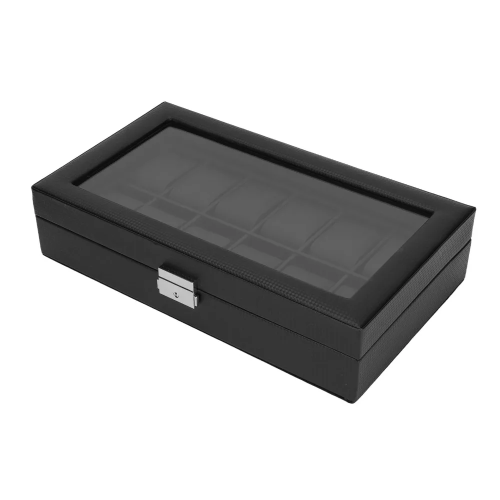 Carbon fiber texture Watch Storage Box Woven pattern Multi-functional Jewelry Organizer PU leather Watch Holder Home arrangement
Carbon fiber texture Watch Storage Box Woven pattern Multi-functional Jewelry Organizer PU leather Watch Holder Home arrangement