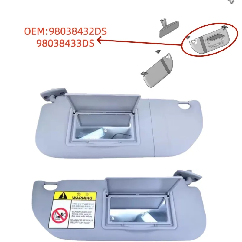 98038432DS 98038433DS солнцезащитный козырек для Peugeot 208 301 2008 новый Elysee
98038432DS 98038433DS солнцезащитный козырек для Peugeot 208 301 2008 новый Elysee