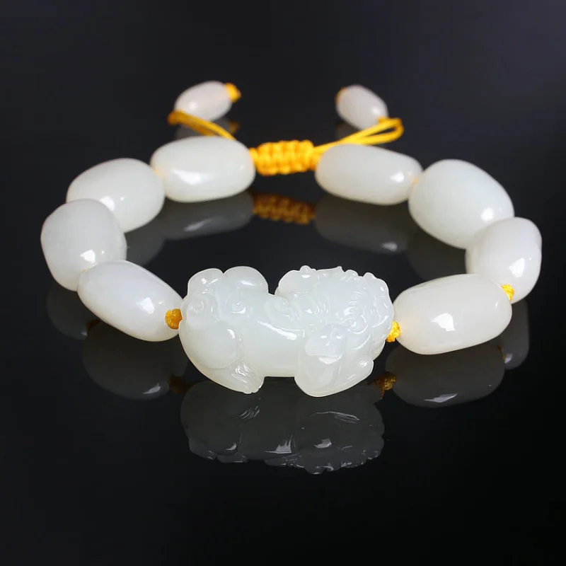 , Hotan Jadeite, Pendant, Pixiu , White Jade Bracelet
, Hotan Jadeite, Pendant, Pixiu , White Jade Bracelet