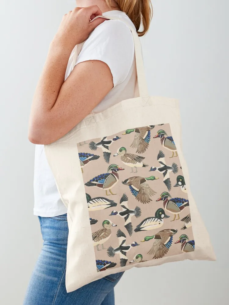 American Duck Species Pattern in Tan Tote Bag custom canvas bag Gift bag canvas tote bags Women's shopper
American Duck Species Pattern in Tan Tote Bag custom canvas bag Gift bag canvas tote bags Women's shopper