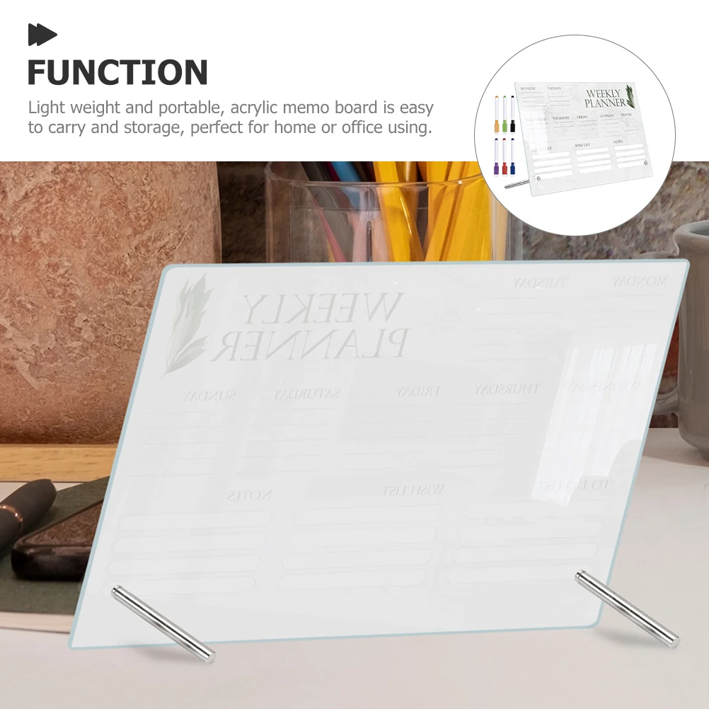 1 set Plant Style Whiteboard Pen Set Green Desktop Weekly Message Rewritable Office Supply Acrylic Memo Board Multi Function
1 set Plant Style Whiteboard Pen Set Green Desktop Weekly Message Rewritable Office Supply Acrylic Memo Board Multi Function