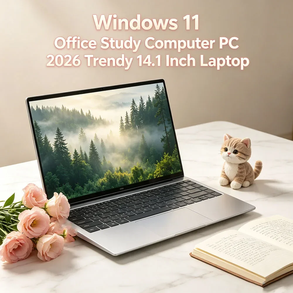 Portable 14.1 Inch Laptop Intel 6500Y 32GB RAM 2TB SSD 5000mAh Windows 11 Fingerprint Unlock Business & Gaming Laptop
Portable 14.1 Inch Laptop Intel 6500Y 32GB RAM 2TB SSD 5000mAh Windows 11 Fingerprint Unlock Business & Gaming Laptop