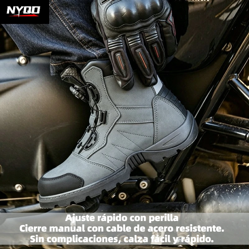 MT-20 Motorcycle Rally Boots – Waterproof Anti-Fall Racing Riding Shoes, Four Seasons Touring Motocross Boots for Men Women
MT-20 Motorcycle Rally Boots – Waterproof Anti-Fall Racing Riding Shoes, Four Seasons Touring Motocross Boots for Men Women