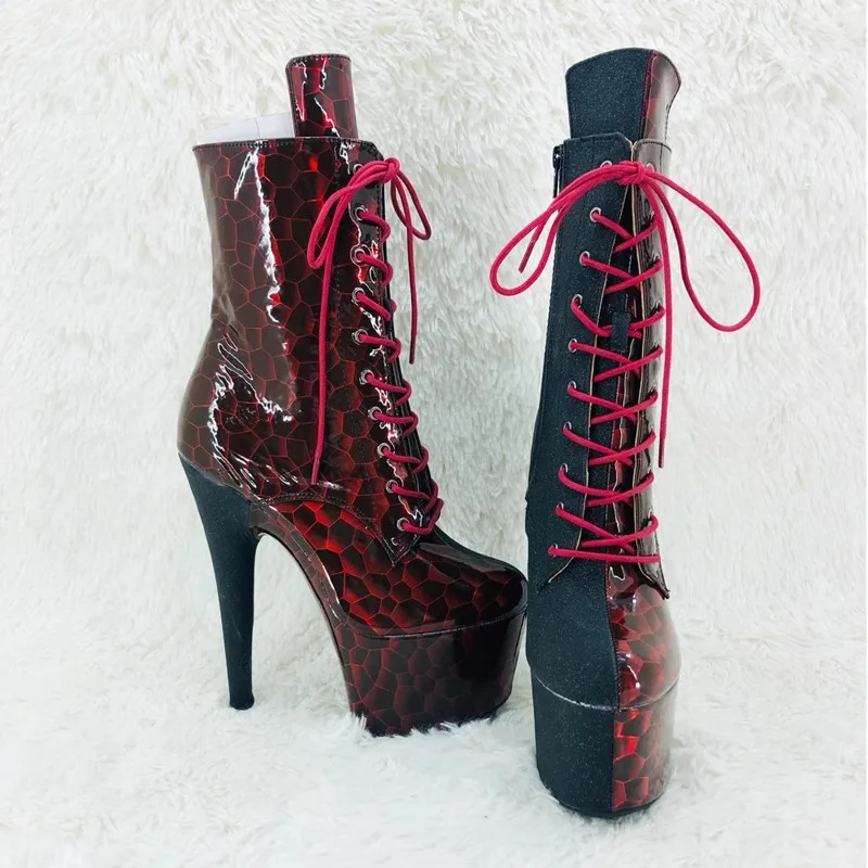 LAIJIANJINXIA New 17CM/7inches PU Upper Pole Dance Shoes High Heel Platform Sexy Nightclub Women's Modern Ankle Boots 057
LAIJIANJINXIA New 17CM/7inches PU Upper Pole Dance Shoes High Heel Platform Sexy Nightclub Women's Modern Ankle Boots 057
