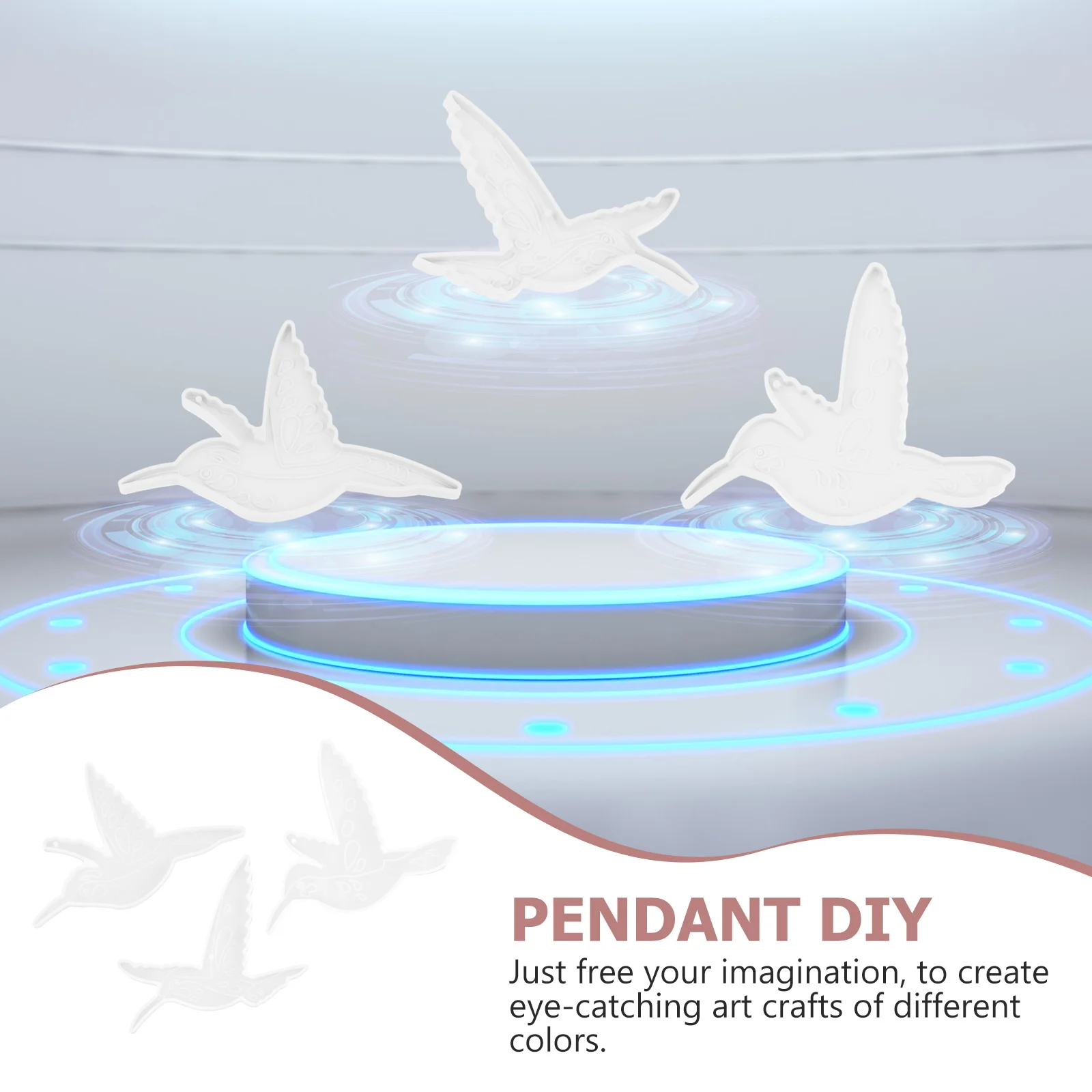 3Pcs Silicone Hummingbird Molds DIY Bird Decor Making Tool Reusable Nonstick Easy to Supplies Bird DIY Mold
3Pcs Silicone Hummingbird Molds DIY Bird Decor Making Tool Reusable Nonstick Easy to Supplies Bird DIY Mold