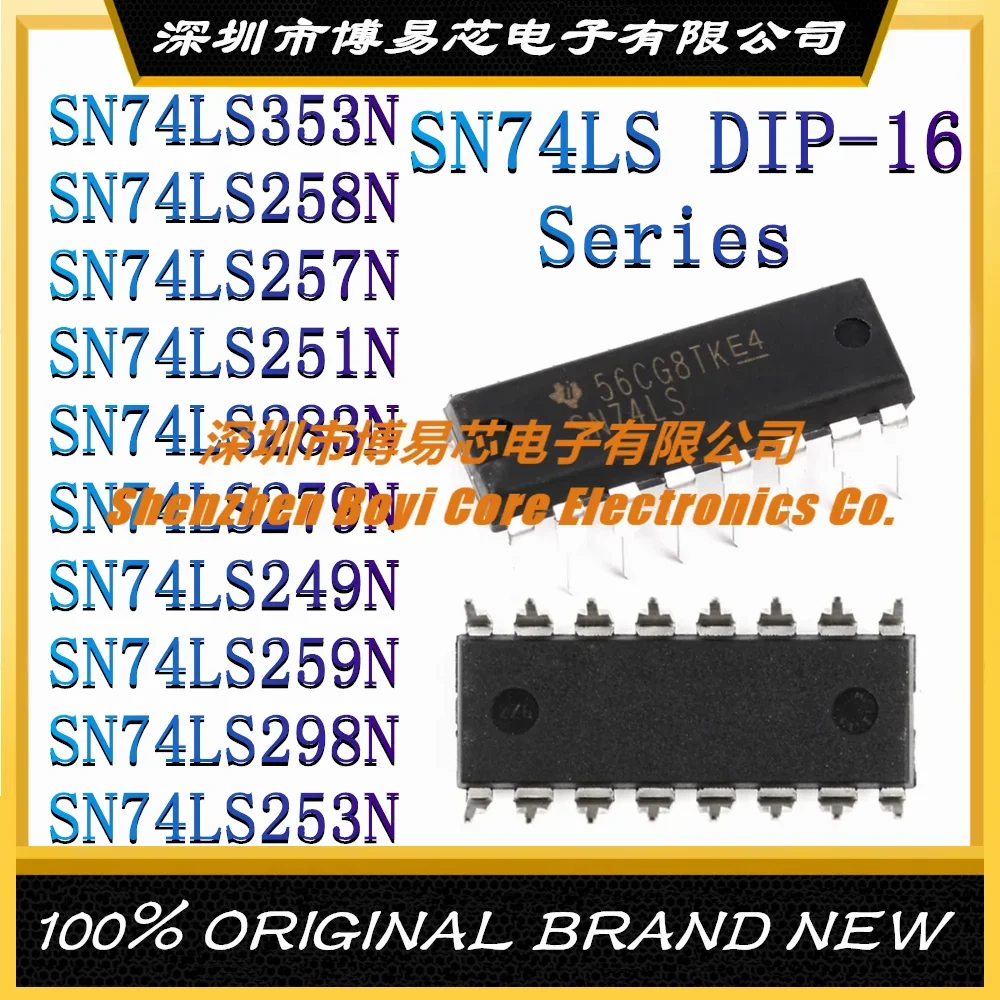 SN74LS353N SN74LS258N SN74LS257N SN74LS251N SN74LS283N SN74LS279N SN74LS249N SN74LS259N SN74LS298N SN74LS253N Brand New DIP-16
SN74LS353N SN74LS258N SN74LS257N SN74LS251N SN74LS283N SN74LS279N SN74LS249N SN74LS259N SN74LS298N SN74LS253N Brand New DIP-16