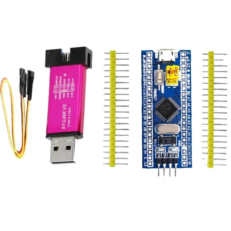 ST-LINK V2 Simulator Download Programmer STM32F103C8T6 ARM STM32 Minimum System Development Board
ST-LINK V2 Simulator Download Programmer STM32F103C8T6 ARM STM32 Minimum System Development Board