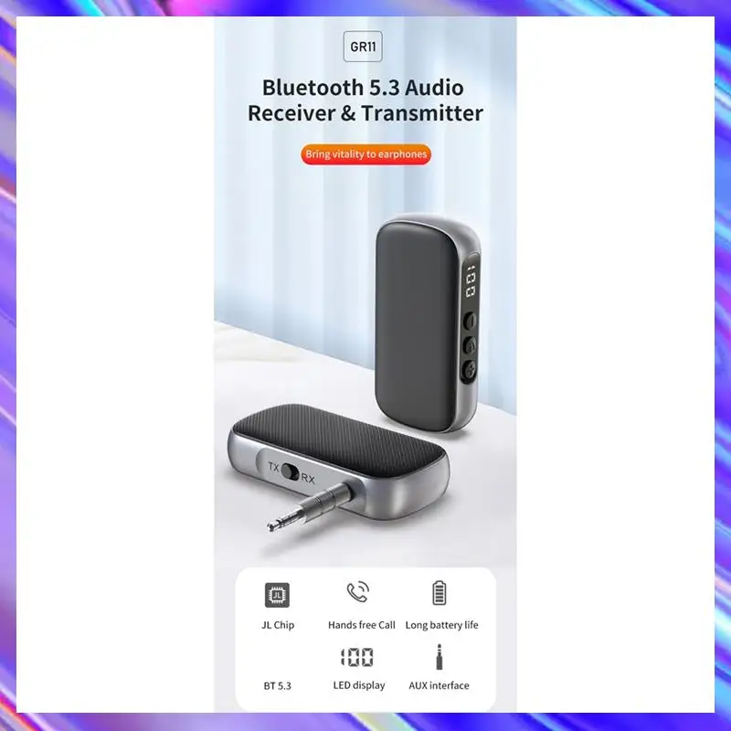 A24U ? 2 In 1 Wireless Bluetooth 5.3 Receiver Transmitter 3.5Mm Jack For Car Music Audio Aux A2dp Headphone Reciever Handsfre
A24U ? 2 In 1 Wireless Bluetooth 5.3 Receiver Transmitter 3.5Mm Jack For Car Music Audio Aux A2dp Headphone Reciever Handsfre