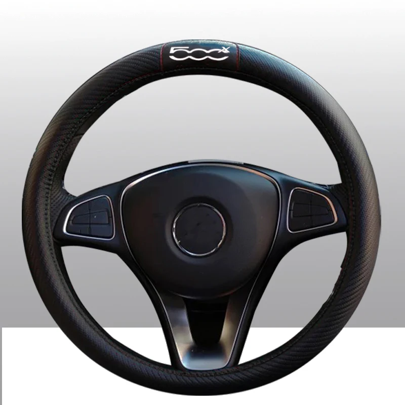 For Fiat 500X 38cm Car Steering Wheel Cover Carbon Fiber Protection Car Accessories
For Fiat 500X 38cm Car Steering Wheel Cover Carbon Fiber Protection Car Accessories