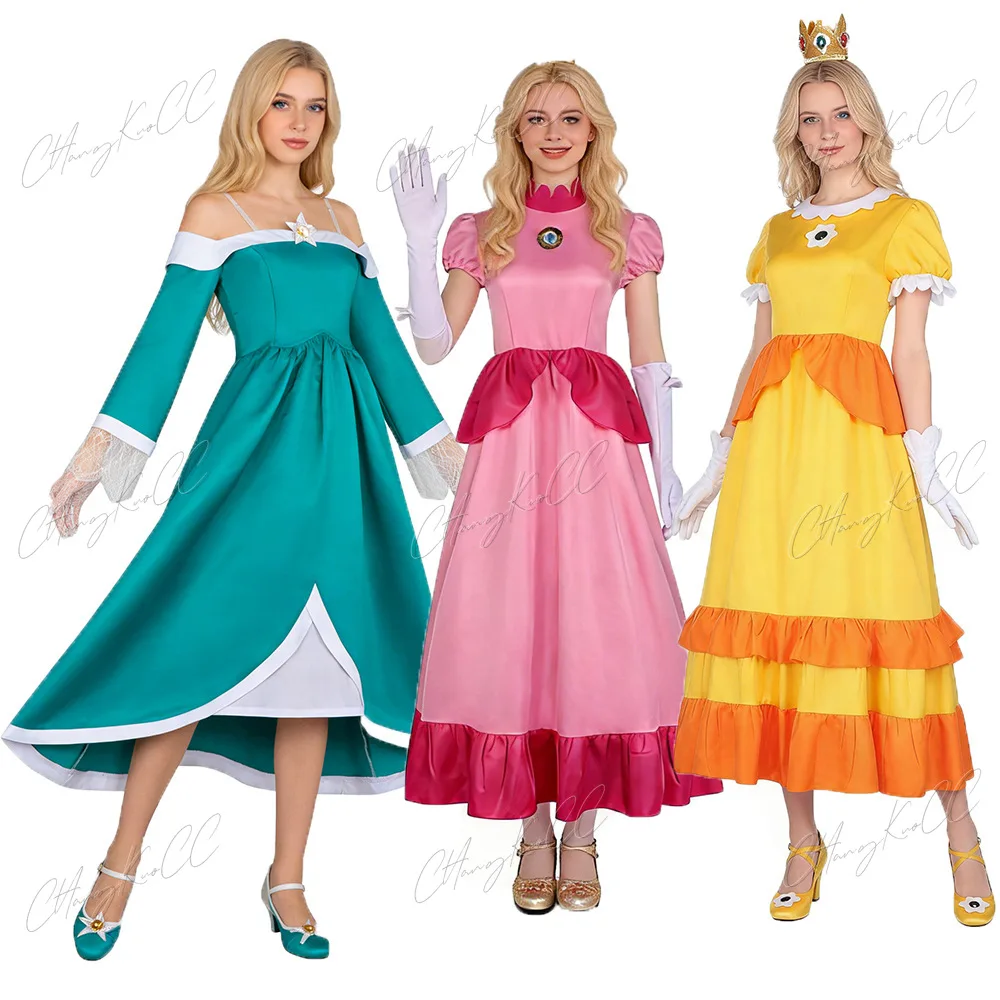 Peach Cosplay Dress Girl Halloween Role Playing Princess Fancy Carnival Birthday Party Outfits Children Adult Kids Pink Queen
Peach Cosplay Dress Girl Halloween Role Playing Princess Fancy Carnival Birthday Party Outfits Children Adult Kids Pink Queen
