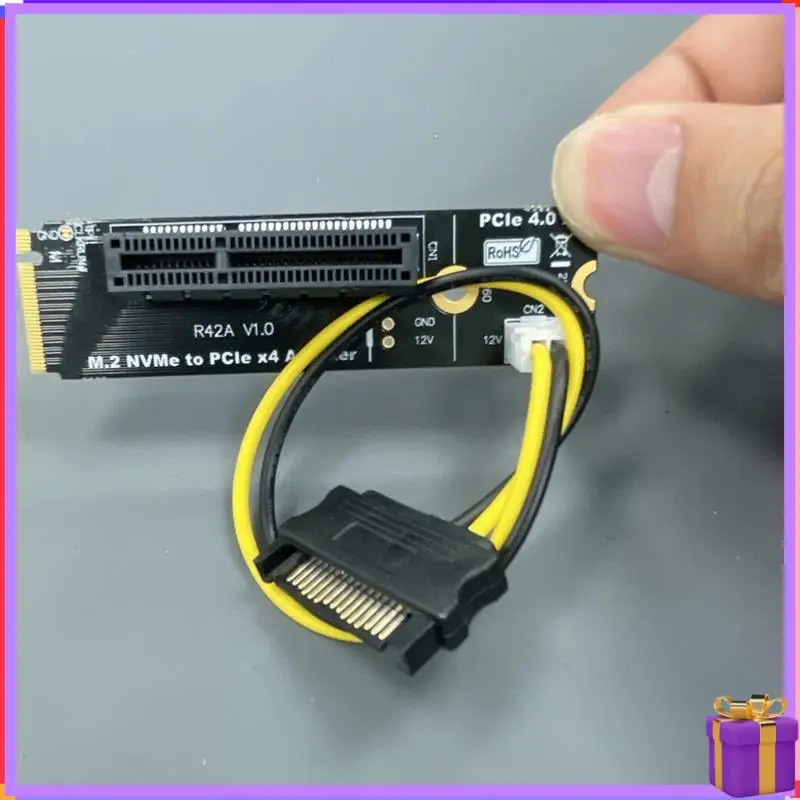 Усовершенствованная плата адаптера M2 Nvme Key-M к PCI-E 4.0 X4 Riser Card с шнуром питания SATA для M.2 M Key 2260 2280 SSD
Усовершенствованная плата адаптера M2 Nvme Key-M к PCI-E 4.0 X4 Riser Card с шнуром питания SATA для M.2 M Key 2260 2280 SSD