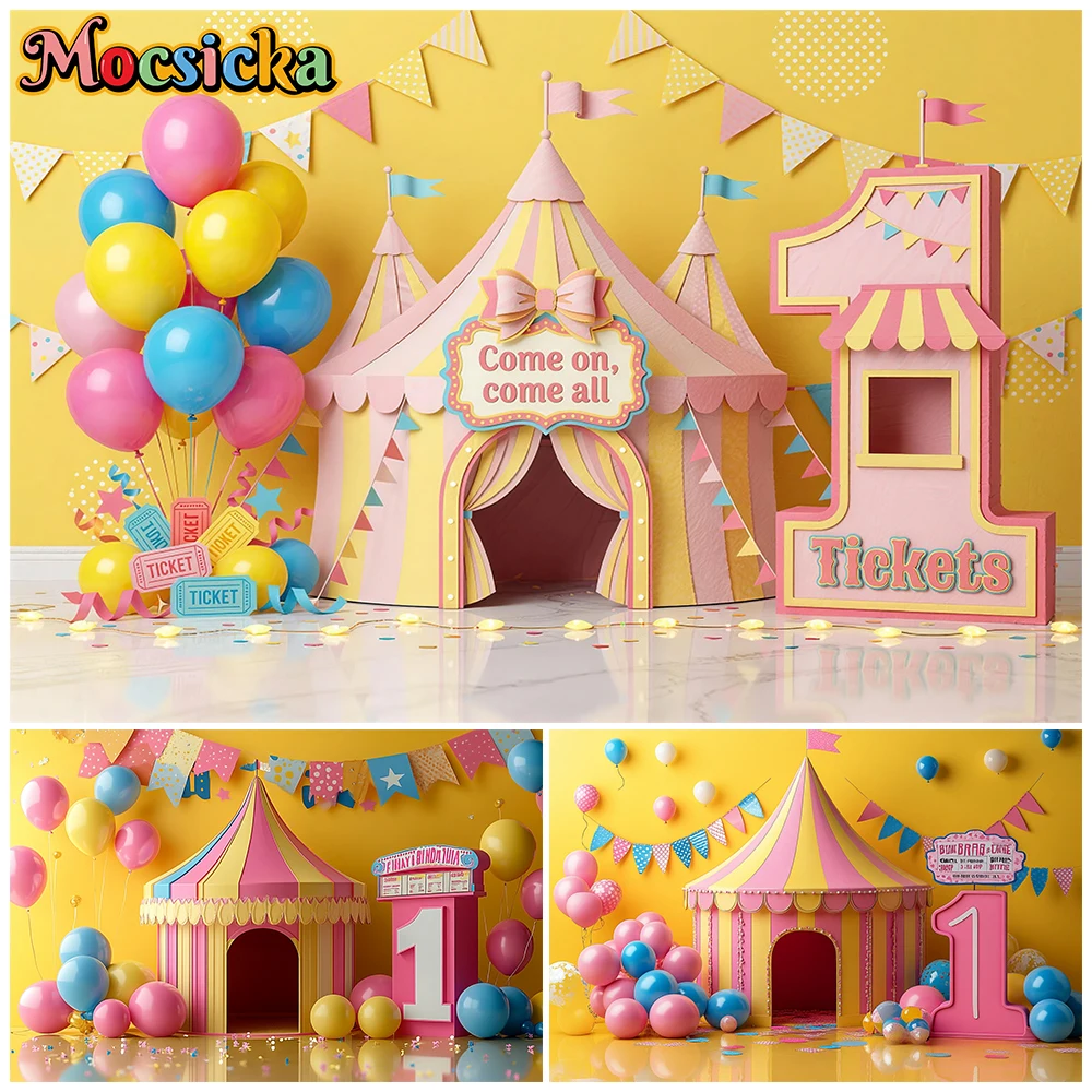 Mocsicka Circus Tent Photography Background Yellow Wall Decors 1st Birthday Party Portrait Backdrop Photo Studio Shooting Banner
Mocsicka Circus Tent Photography Background Yellow Wall Decors 1st Birthday Party Portrait Backdrop Photo Studio Shooting Banner