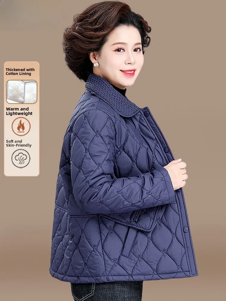 Lightweight ort down Cotton Jaet Women's Faionable Winter Coat Mom's Sle 2024 New Arrival Middle-Aged And ly Wear
Lightweight ort down Cotton Jaet Women's Faionable Winter Coat Mom's Sle 2024 New Arrival Middle-Aged And ly Wear