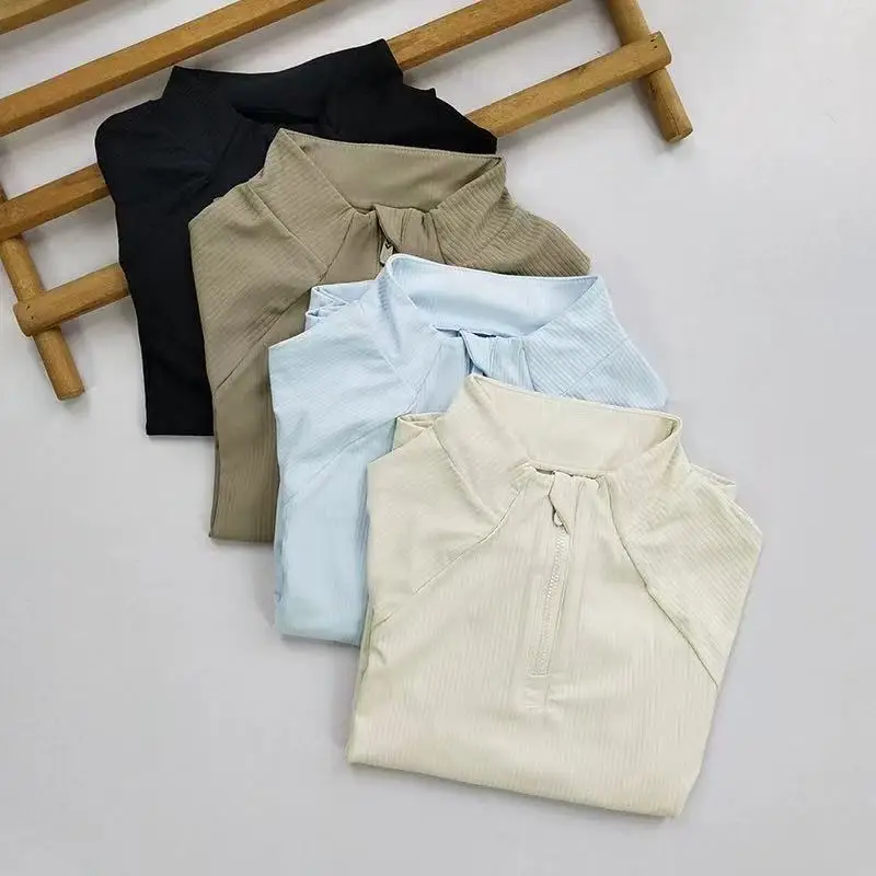 Autumn Winter Women's Stand up Collar Half Zip Long Sleeve Running Sports T-Shirt Slim Fit Training Fitness Sweatshirt
Autumn Winter Women's Stand up Collar Half Zip Long Sleeve Running Sports T-Shirt Slim Fit Training Fitness Sweatshirt