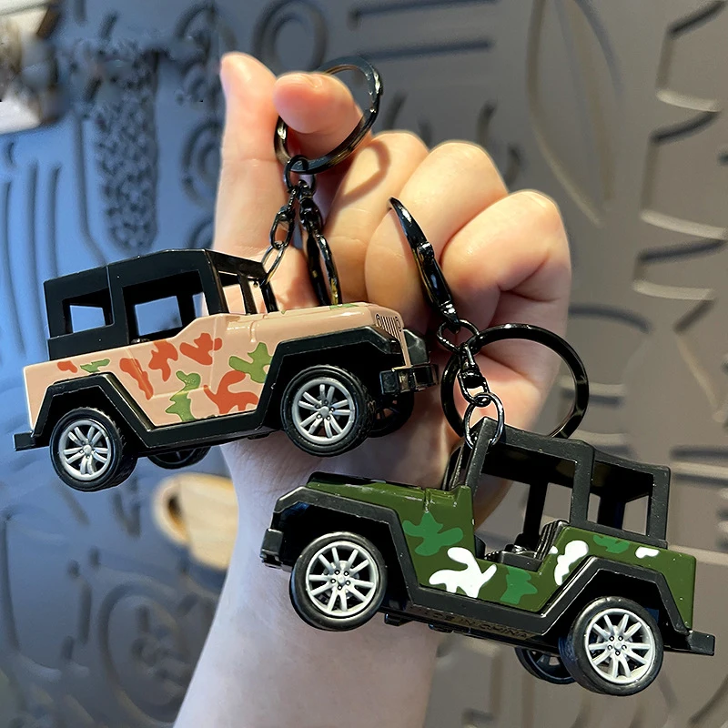 Cartoon Off-road Camouflage Car Series Police Car Model Vehicle Keychain Boys Schoolbag Pendant Ornament Keychain Creative Gift
Cartoon Off-road Camouflage Car Series Police Car Model Vehicle Keychain Boys Schoolbag Pendant Ornament Keychain Creative Gift