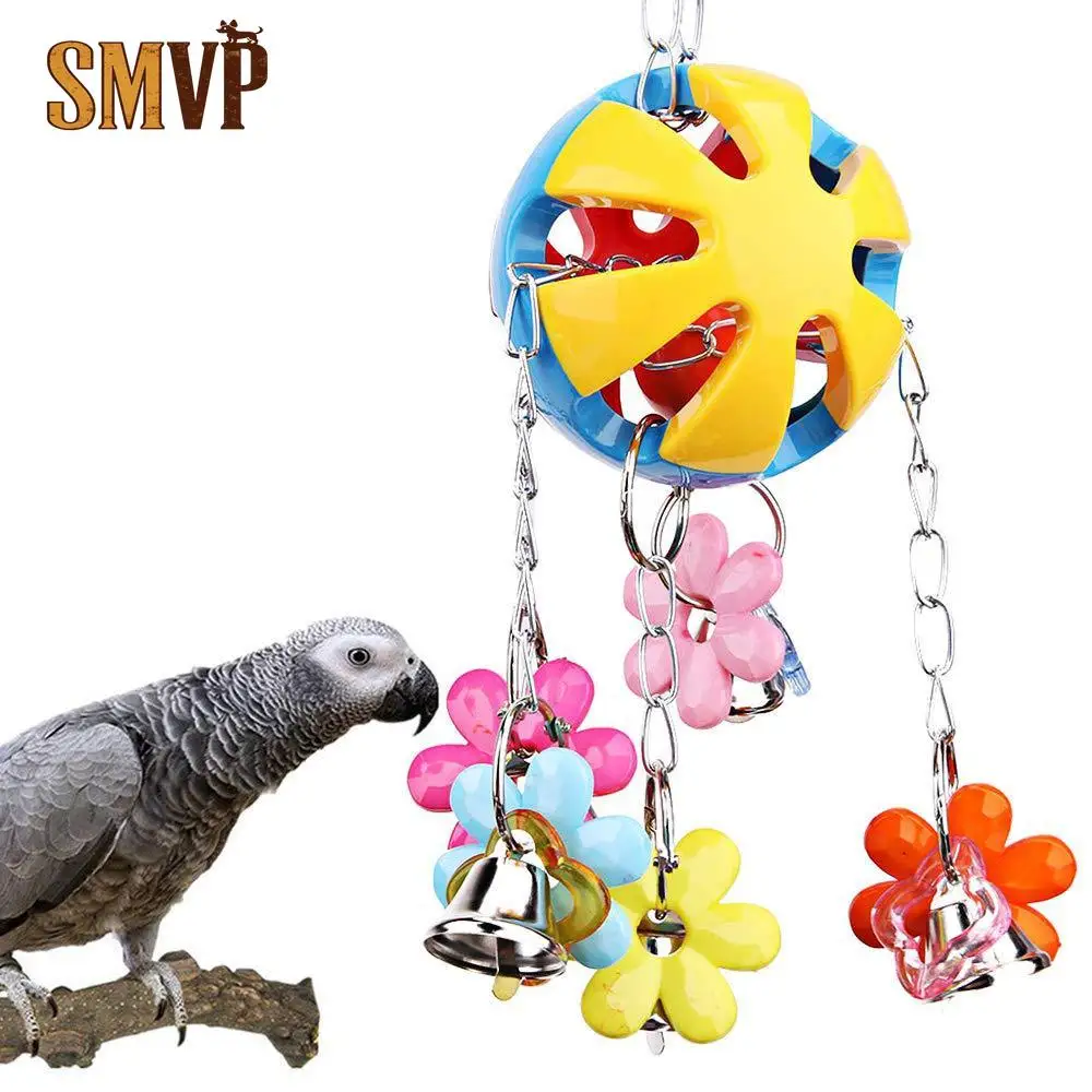 Pet Bird Colorful Hanging Parrot Chew Toy with Bells Parrot Chewing Hanging Toy Bell Toy Bird Cage Accessories for Birds
Pet Bird Colorful Hanging Parrot Chew Toy with Bells Parrot Chewing Hanging Toy Bell Toy Bird Cage Accessories for Birds