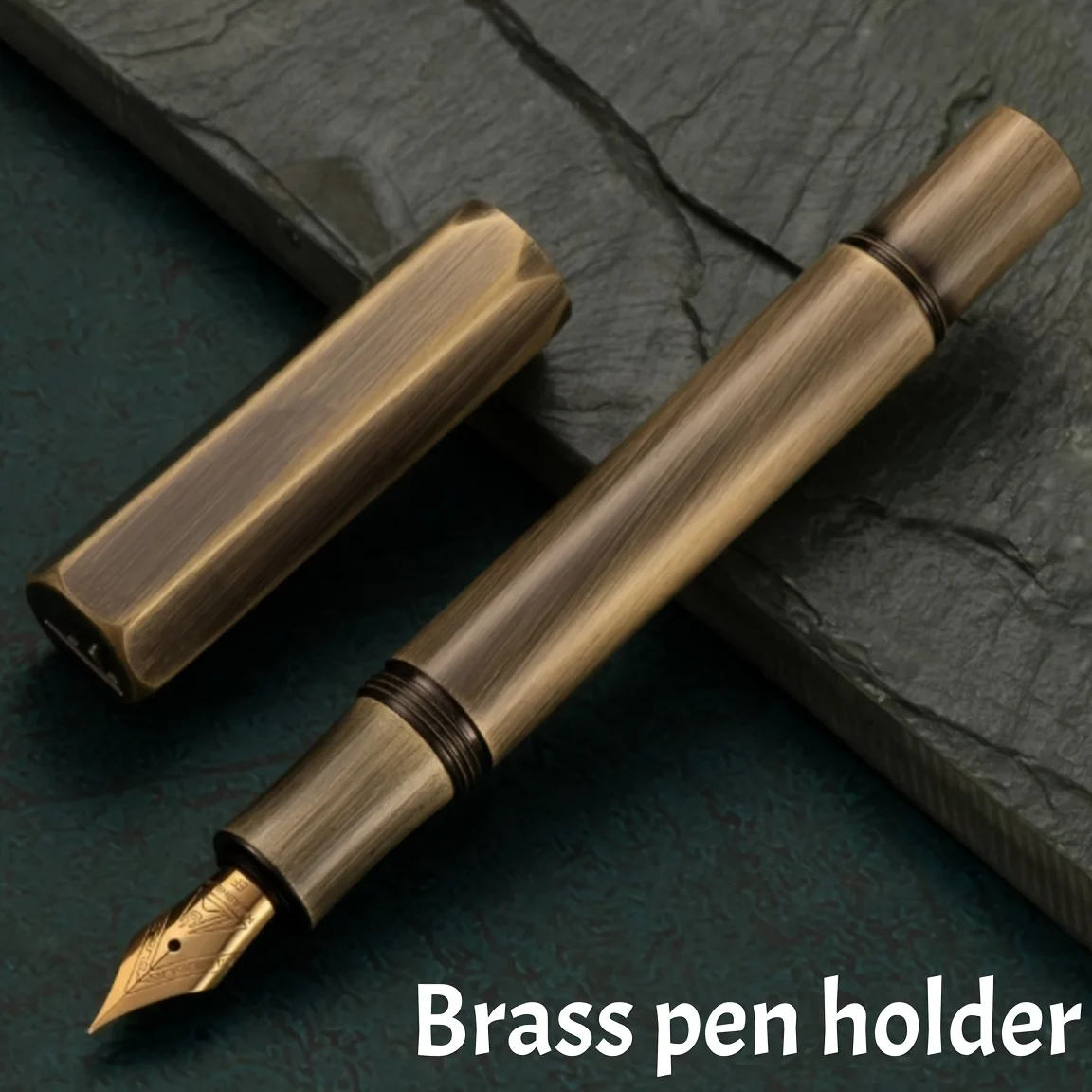 1Pc Brass Pen with a 0.5mm Nib, Heavy Metal Feel, Suitable for Business and Office Use, Rotating Cap, Mini Short Style, Includes Ink Absorber, 2.6mm Diameter, for Students/Organizations, Holiday Gifts, Valentine's Day, Back-To-School Season, School Season
1Pc Brass Pen with a 0.5mm Nib, Heavy Metal Feel, Suitable for Business and Office Use, Rotating Cap, Mini Short Style, Includes Ink Absorber, 2.6mm Diameter, for Students/Organizations, Holiday Gifts, Valentine's Day, Back-To-School Season, School Season