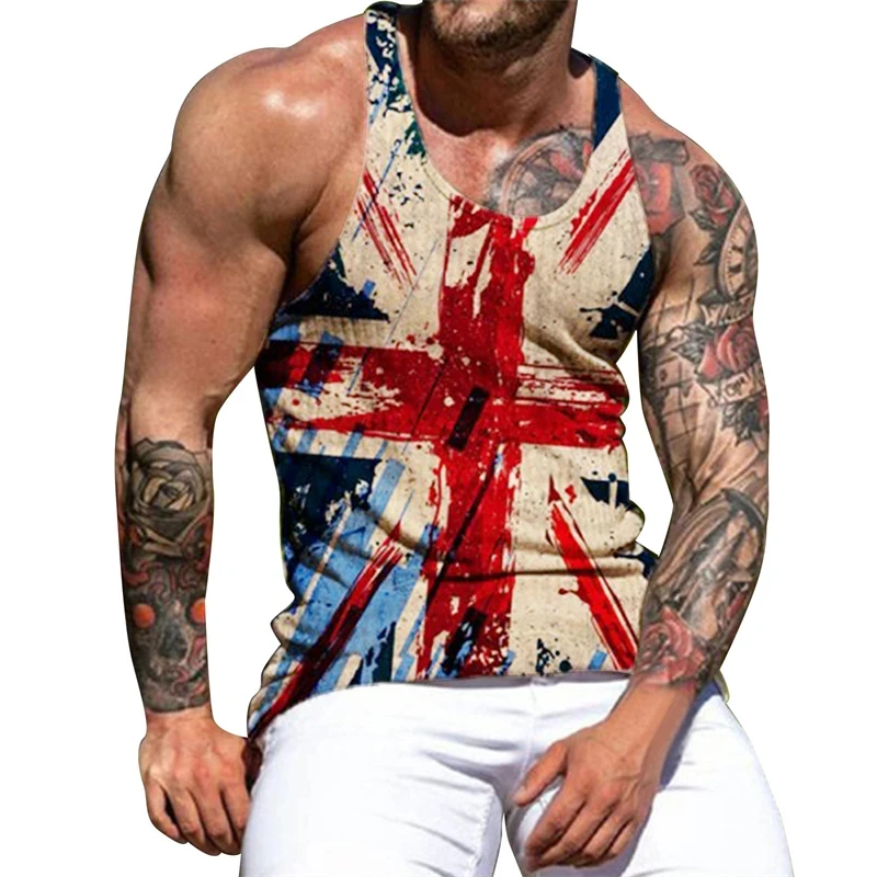 New Men's Vest Hip Hop Graffiti Print Sleeveless T-Shirt Fashion O Collar Breathable Sleeveless Vest Summer Fitness Comfort Top
New Men's Vest Hip Hop Graffiti Print Sleeveless T-Shirt Fashion O Collar Breathable Sleeveless Vest Summer Fitness Comfort Top