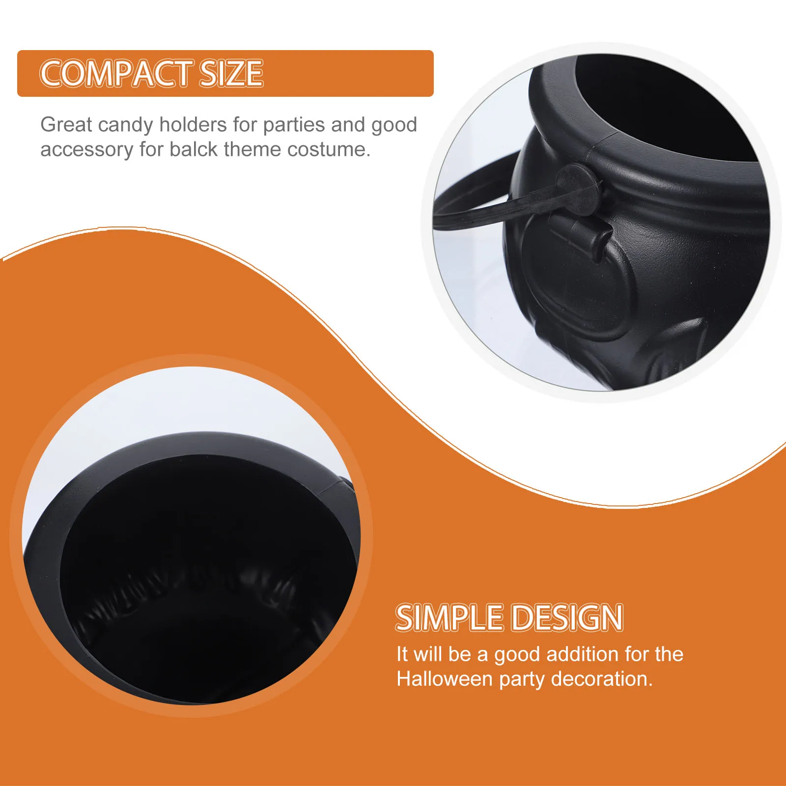 Witch Bucket Black Plastic Candy Holder For Halloween Party Decorations Candy Jar Witch Props Gift Packaging Bag
Witch Bucket Black Plastic Candy Holder For Halloween Party Decorations Candy Jar Witch Props Gift Packaging Bag