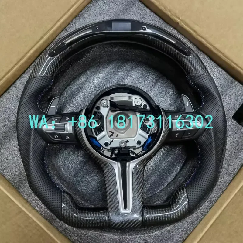 China Plant 2026 Carbon Fiber LED Steering Wheel for F15 F36 F01 F10 F30 F31 F32 F20 E92 E60 X6 E71 X5 E70 E90 M3 M4 M5
China Plant 2026 Carbon Fiber LED Steering Wheel for F15 F36 F01 F10 F30 F31 F32 F20 E92 E60 X6 E71 X5 E70 E90 M3 M4 M5