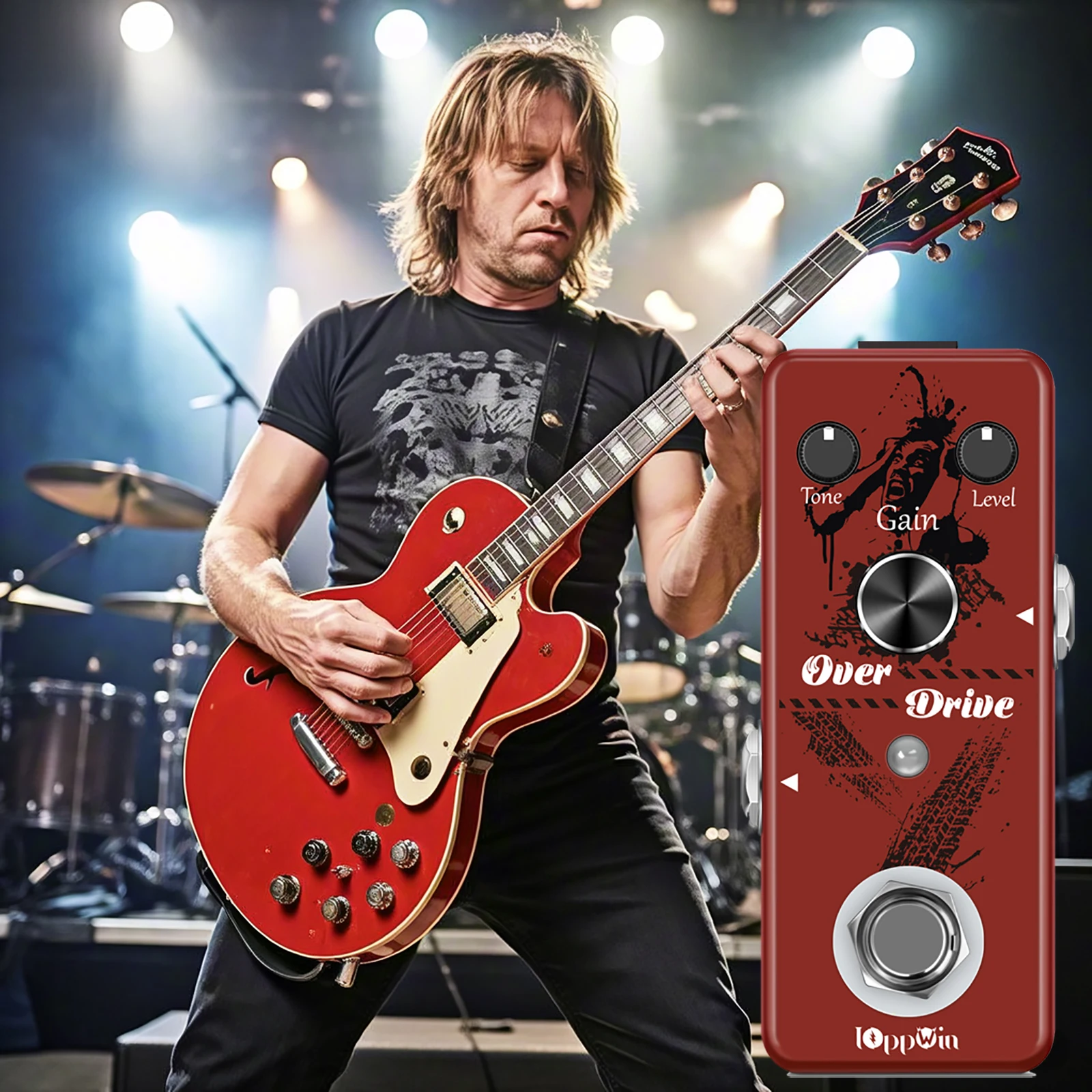 IOPPWIN Classic Blues Overdrive Guitar Effect Pedal - Authentic Vintage Tone, Metal Shell, True Bypass, Compact Size
IOPPWIN Classic Blues Overdrive Guitar Effect Pedal - Authentic Vintage Tone, Metal Shell, True Bypass, Compact Size