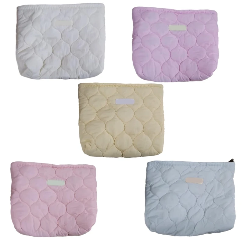 Makeup Bag Solid Color Quilted Toiletry Bags Cotton Cosmetic Bag for Girl Women
Makeup Bag Solid Color Quilted Toiletry Bags Cotton Cosmetic Bag for Girl Women