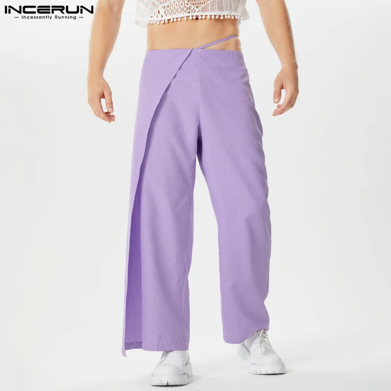 INCERUN 2024 American Style Pantalons New Men Patchwork Design Straps Trousers Fashion Streetwear Solid Straight Leg Pants S-5XL
INCERUN 2024 American Style Pantalons New Men Patchwork Design Straps Trousers Fashion Streetwear Solid Straight Leg Pants S-5XL