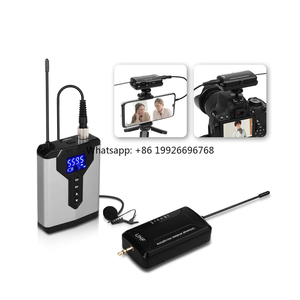 Wireless Rechargeable Mini Lapel Lavalier Microphone Cardioid Polar Pattern New Design Metal Plastic Material for Youtuber Steam
Wireless Rechargeable Mini Lapel Lavalier Microphone Cardioid Polar Pattern New Design Metal Plastic Material for Youtuber Steam