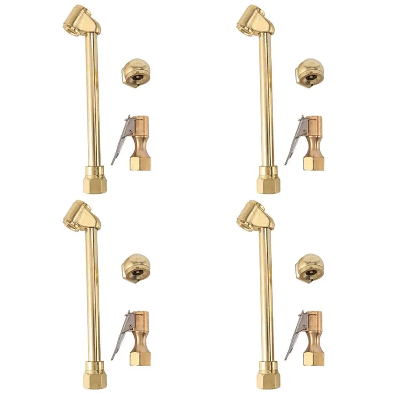 ABLN-12 Pack Heavy Duty Brass Air Chuck Set, 1/4 Inch Brass Air Chuck For Tire Inflator Gauge Compressor Accessories
ABLN-12 Pack Heavy Duty Brass Air Chuck Set, 1/4 Inch Brass Air Chuck For Tire Inflator Gauge Compressor Accessories