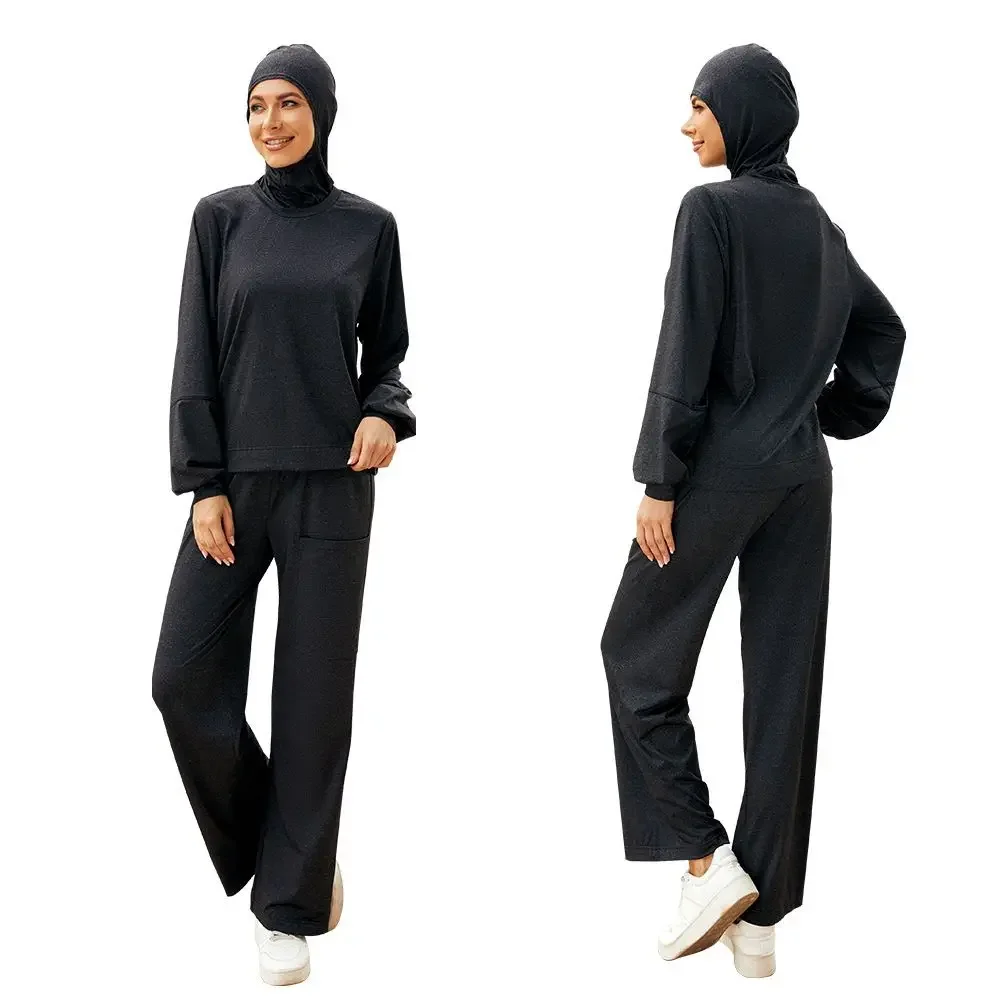 3 Pieces Long Sleeve Solid Plain Full Burkini Muslim Swimwear Plus Size Hijab Islamic Swimsuit Fashion Turkey Women Swim Cover
3 Pieces Long Sleeve Solid Plain Full Burkini Muslim Swimwear Plus Size Hijab Islamic Swimsuit Fashion Turkey Women Swim Cover
