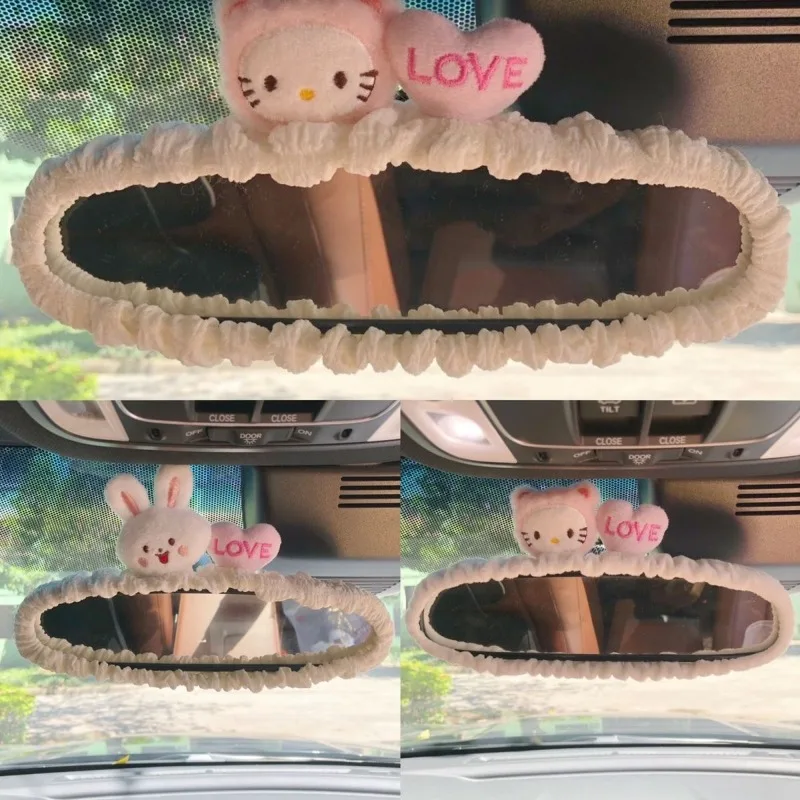 Sweet Hello Kitty Anime Kawaii Sanrio Rearview Mirror Cute Kt Cat Car Interior Accessories Decoration Pendant Gifts Toys
Sweet Hello Kitty Anime Kawaii Sanrio Rearview Mirror Cute Kt Cat Car Interior Accessories Decoration Pendant Gifts Toys