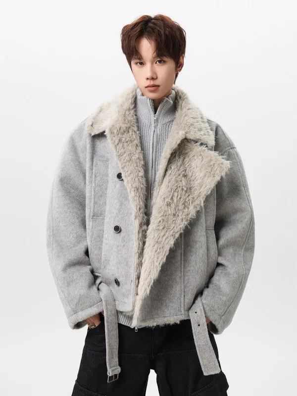 TANGZ STUDIO Premium Double-Breasted Fur-Lined Cotton Jaet ex Winter Warm Casual Coat Youth ular Loose Fit Polyester...
TANGZ STUDIO Premium Double-Breasted Fur-Lined Cotton Jaet ex Winter Warm Casual Coat Youth ular Loose Fit Polyester...