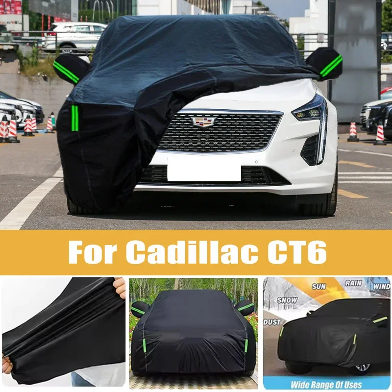 For Cadillac CT6 Full Car Cover Four Seasons Outdoor Sun Anti UV Rain Snow Dust Protection Oxford Cloth Accessories
For Cadillac CT6 Full Car Cover Four Seasons Outdoor Sun Anti UV Rain Snow Dust Protection Oxford Cloth Accessories