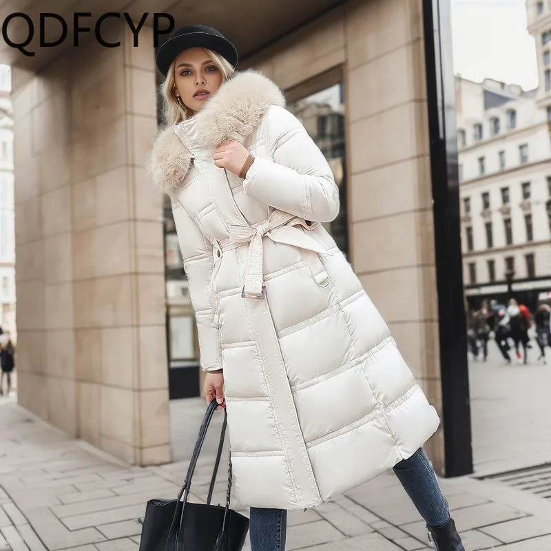 2023 New Womens Coats Winter Slim Fit Fashion Hooded Wool Collar Extended Thickening Coat Temperament Office Lady Parkas Female
2023 New Womens Coats Winter Slim Fit Fashion Hooded Wool Collar Extended Thickening Coat Temperament Office Lady Parkas Female
