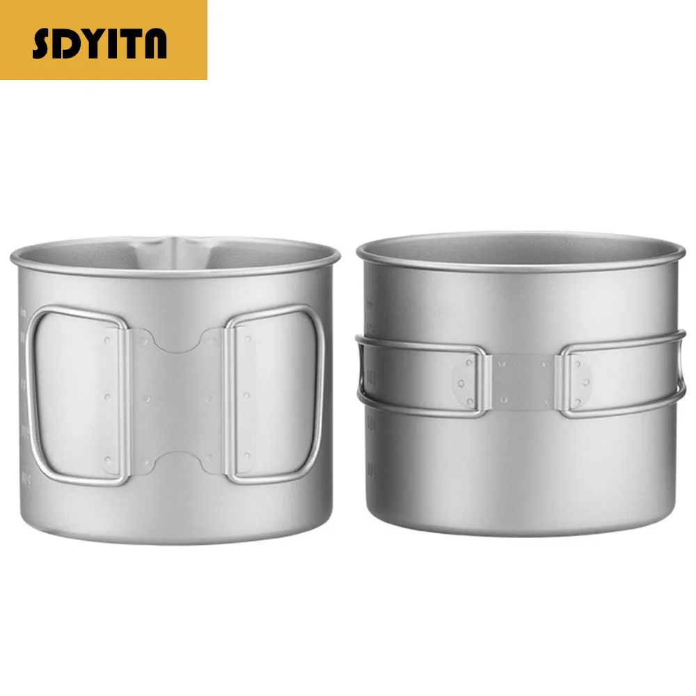 Ultralight Titanium Camping Cookware Set Folding Pot and Pan for Outdoor Hiking Backpacking
Ultralight Titanium Camping Cookware Set Folding Pot and Pan for Outdoor Hiking Backpacking
