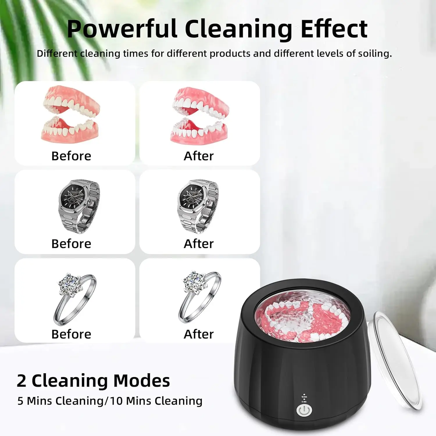 2025 New Model Ultrasonic Cleaner for Dentures, Jewelry Cleaner, Small Portable Household Orthodontic Deep Cleaning Machine
2025 New Model Ultrasonic Cleaner for Dentures, Jewelry Cleaner, Small Portable Household Orthodontic Deep Cleaning Machine