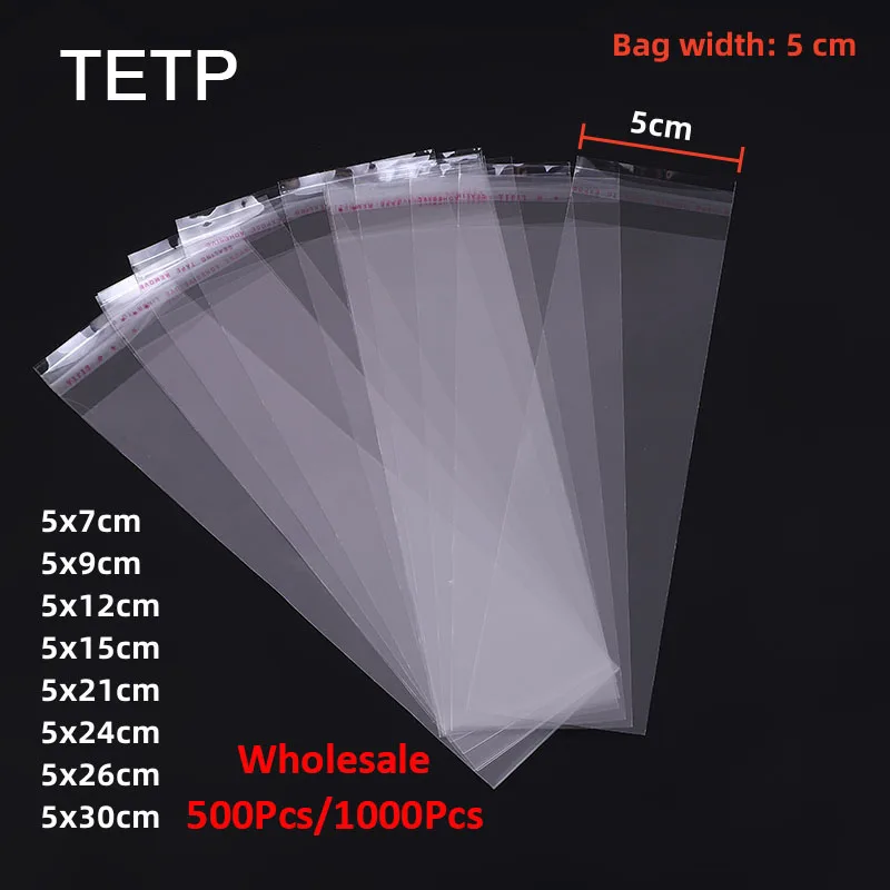 TETP Cellophane Transparent Self Adhesive OPP Bag for Pencil Beading Packaging Storage Various Sizes Available Wholesale Pricing
TETP Cellophane Transparent Self Adhesive OPP Bag for Pencil Beading Packaging Storage Various Sizes Available Wholesale Pricing