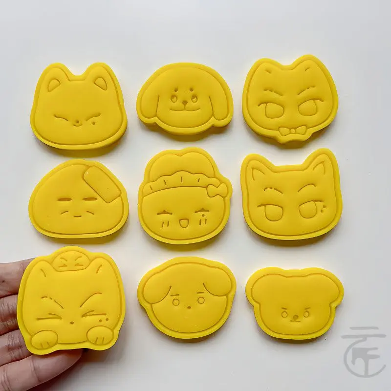 ENHYPEN Home Use Press Type Cookie Cutter Molds Cute Shaped Cookie Stamp Press Mould for Baking Cookies DIY Pastry Making
ENHYPEN Home Use Press Type Cookie Cutter Molds Cute Shaped Cookie Stamp Press Mould for Baking Cookies DIY Pastry Making