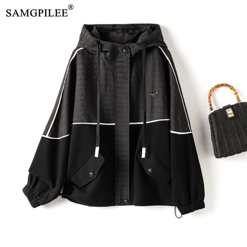 Winter Coat For Women Large Version Short Jackets 2022 Autumn Casual Stitching Hooded Cardigan Loose Top Female Clothing 4XL
Winter Coat For Women Large Version Short Jackets 2022 Autumn Casual Stitching Hooded Cardigan Loose Top Female Clothing 4XL