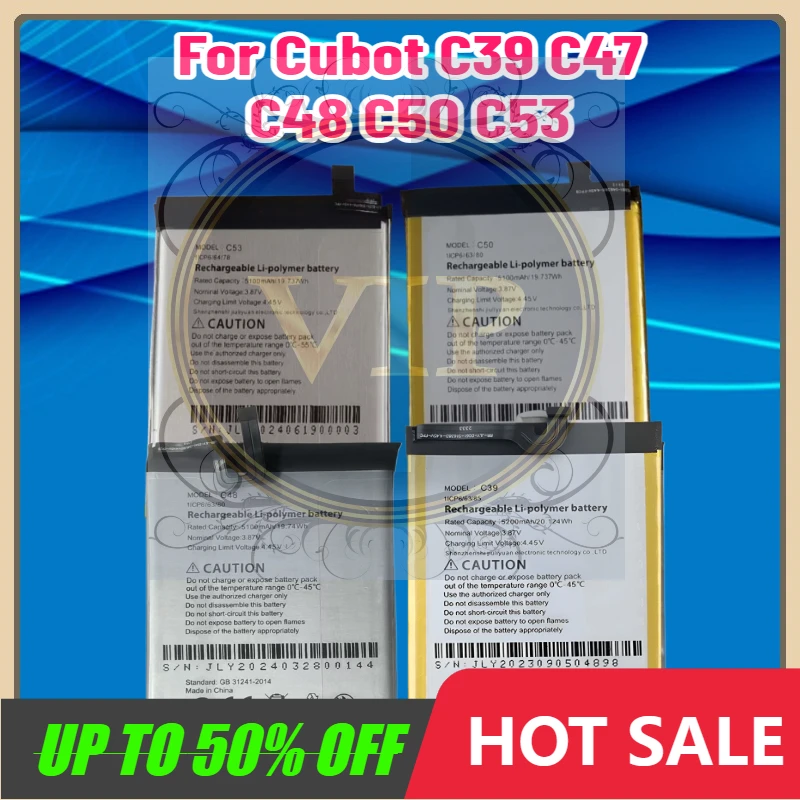 Battery for Cubot C39 C47 C48 C50 C53 for A10 X70 P60 Mobile Phone Battery
Battery for Cubot C39 C47 C48 C50 C53 for A10 X70 P60 Mobile Phone Battery