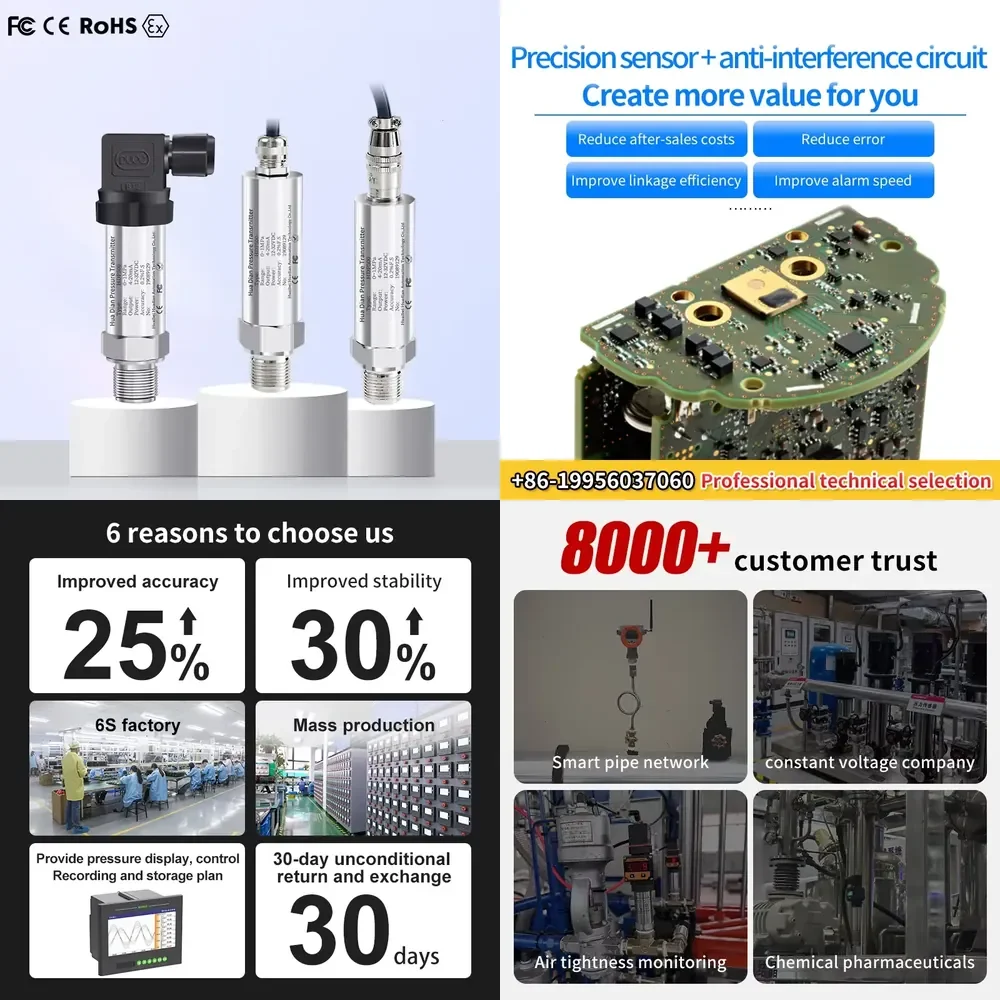 Hot Sale 0-16bar 4-20ma Ip68 Waterproof Pressure Transmitter with Special Design for Various Gases and Liquids
Hot Sale 0-16bar 4-20ma Ip68 Waterproof Pressure Transmitter with Special Design for Various Gases and Liquids