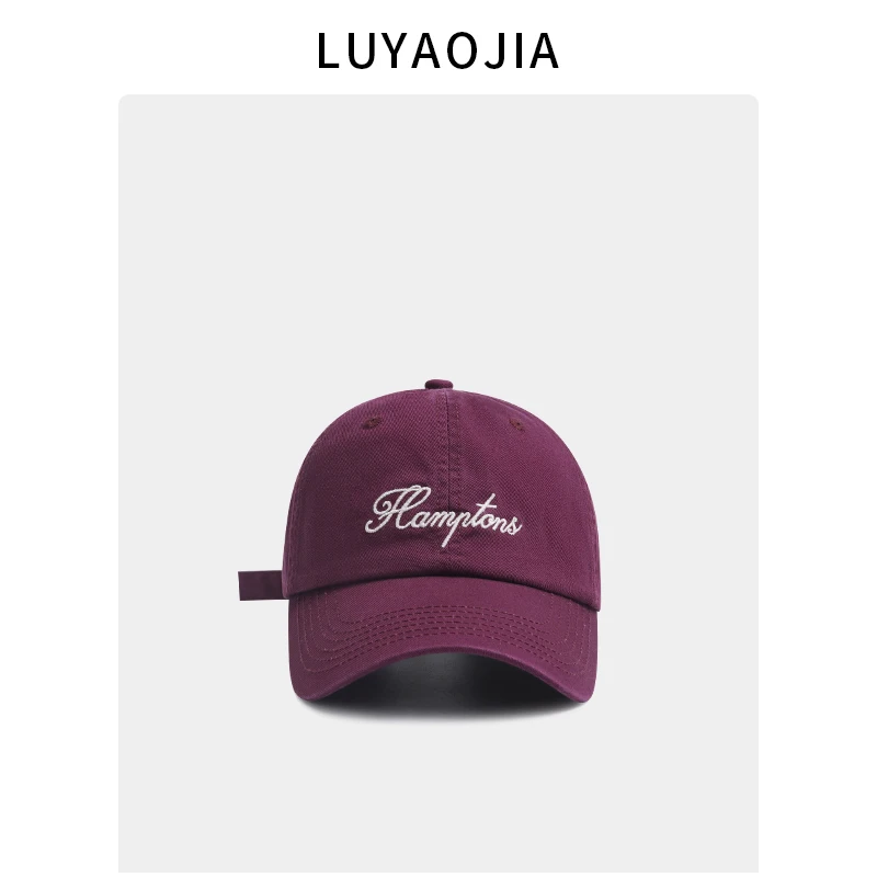 Letter Embroidered Cotton Baseball Cap Men and Women Street Casual All-Match Soft Top New Peaked Cap
Letter Embroidered Cotton Baseball Cap Men and Women Street Casual All-Match Soft Top New Peaked Cap