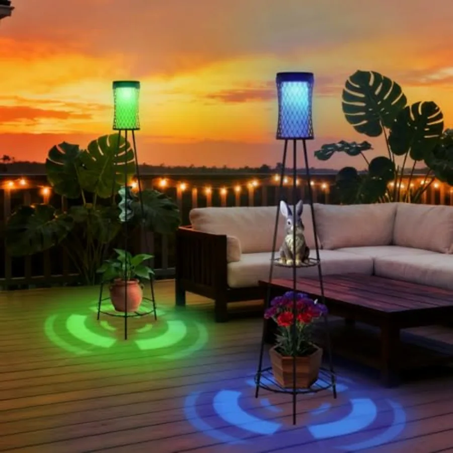 Solar Outdoor Floor Lamps with USB Charging 5 Mode WhiteandRGB Light Solar Outside Floor Lamps 45.67 Inch Tall Standing Lamp wi
Solar Outdoor Floor Lamps with USB Charging 5 Mode WhiteandRGB Light Solar Outside Floor Lamps 45.67 Inch Tall Standing Lamp wi