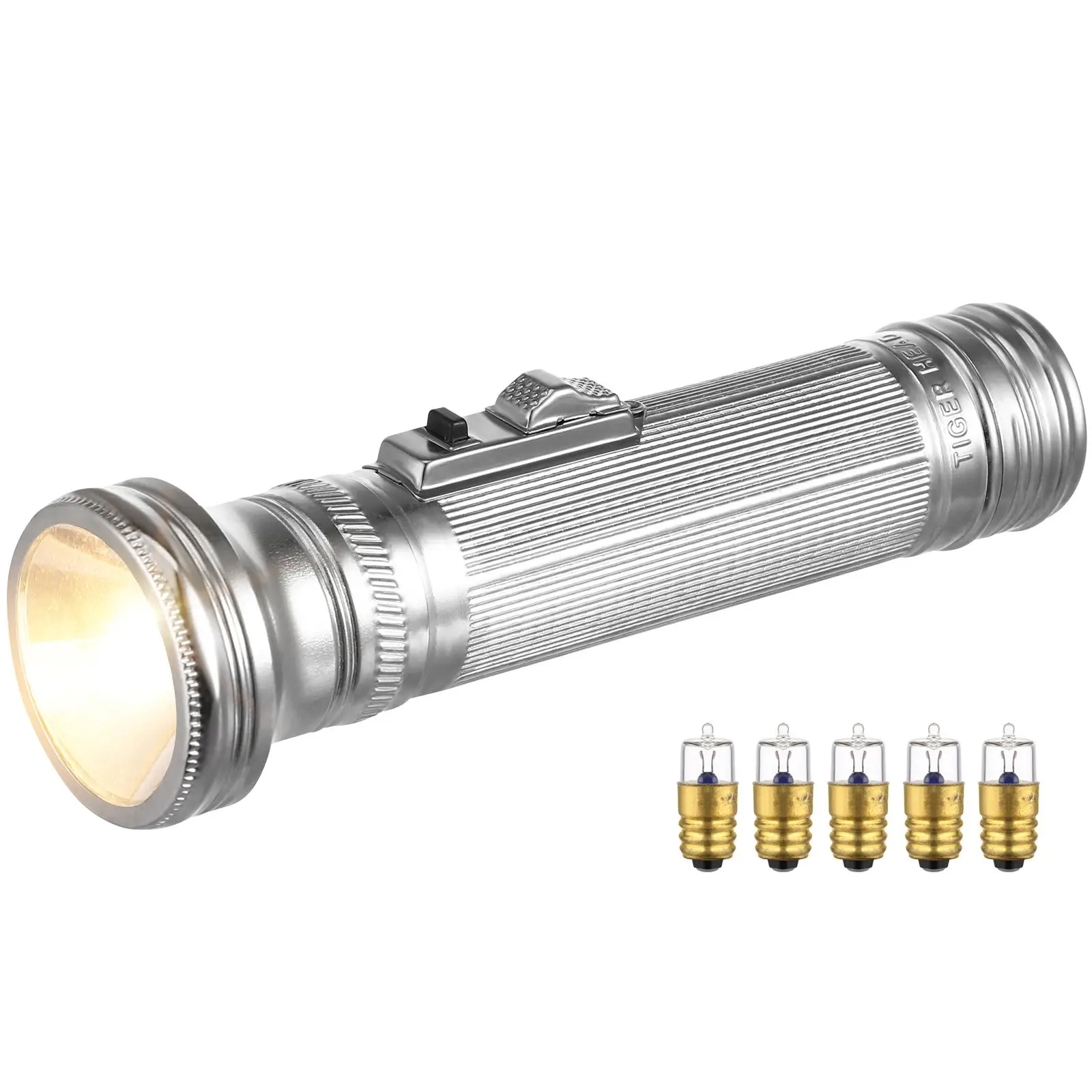 Retro Props Vintage Small Metal Old-fashioned Portable Small Old-Fashioned Flashlight Outdoor with Bright Bulbs
Retro Props Vintage Small Metal Old-fashioned Portable Small Old-Fashioned Flashlight Outdoor with Bright Bulbs