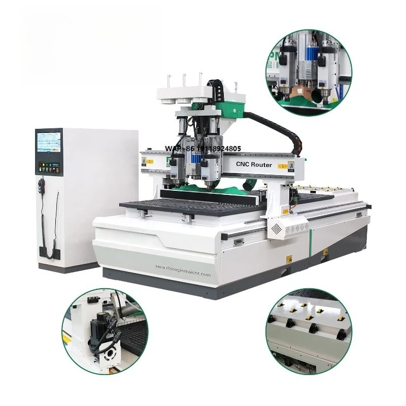 1325 Cnc Router Double Heads Wood Door Furniture Engraving Machine
1325 Cnc Router Double Heads Wood Door Furniture Engraving Machine