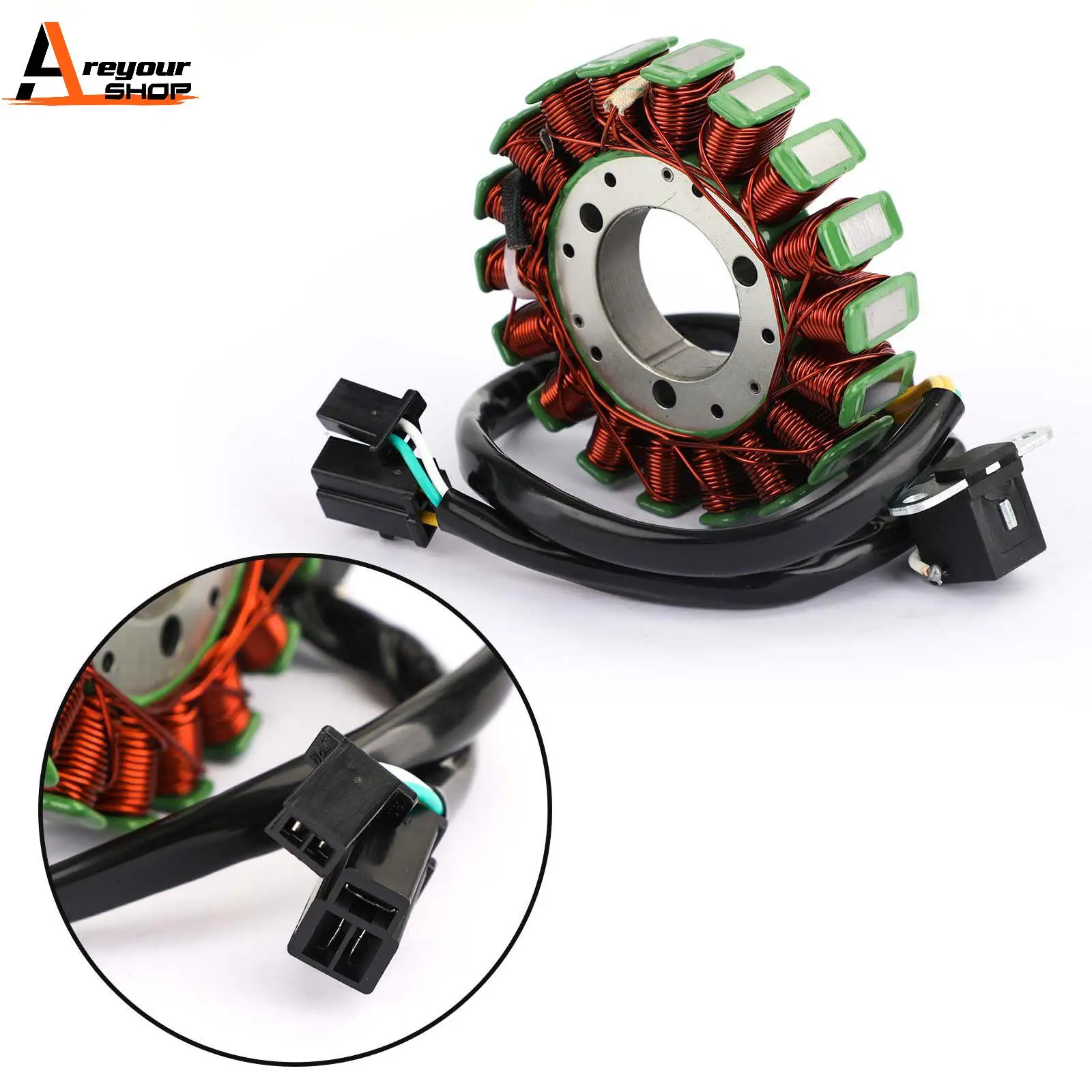 Areyourshop Generator Stator Rotor Coil Fit for Cagiva V Raptor 650 / Raptor 650 ie 2001-2007 800097534 8000A6549 Motor Parts
Areyourshop Generator Stator Rotor Coil Fit for Cagiva V Raptor 650 / Raptor 650 ie 2001-2007 800097534 8000A6549 Motor Parts